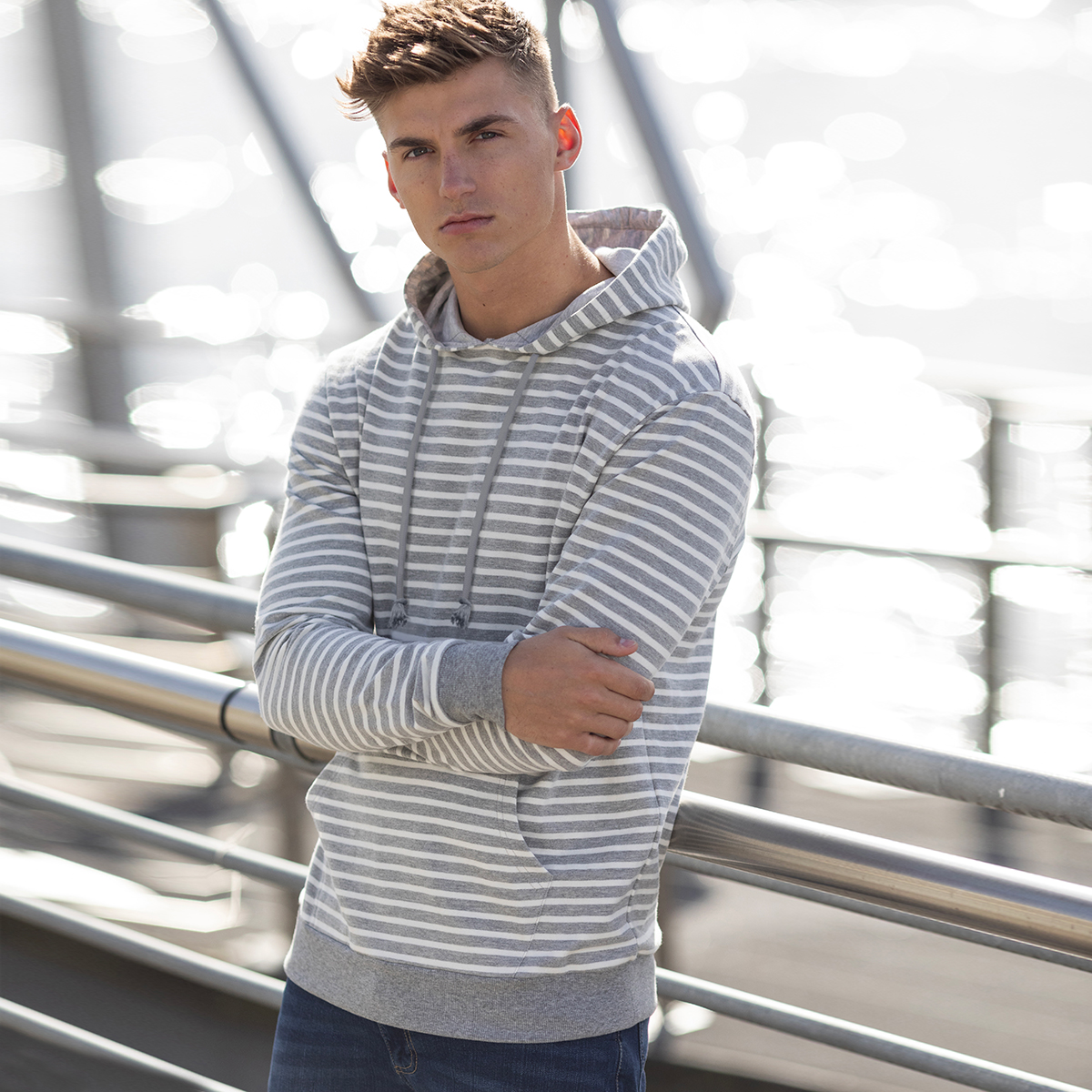 Nautical Stripe Hoodie